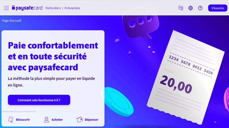 Comparatif des casinos français qui prennent Paysafecard